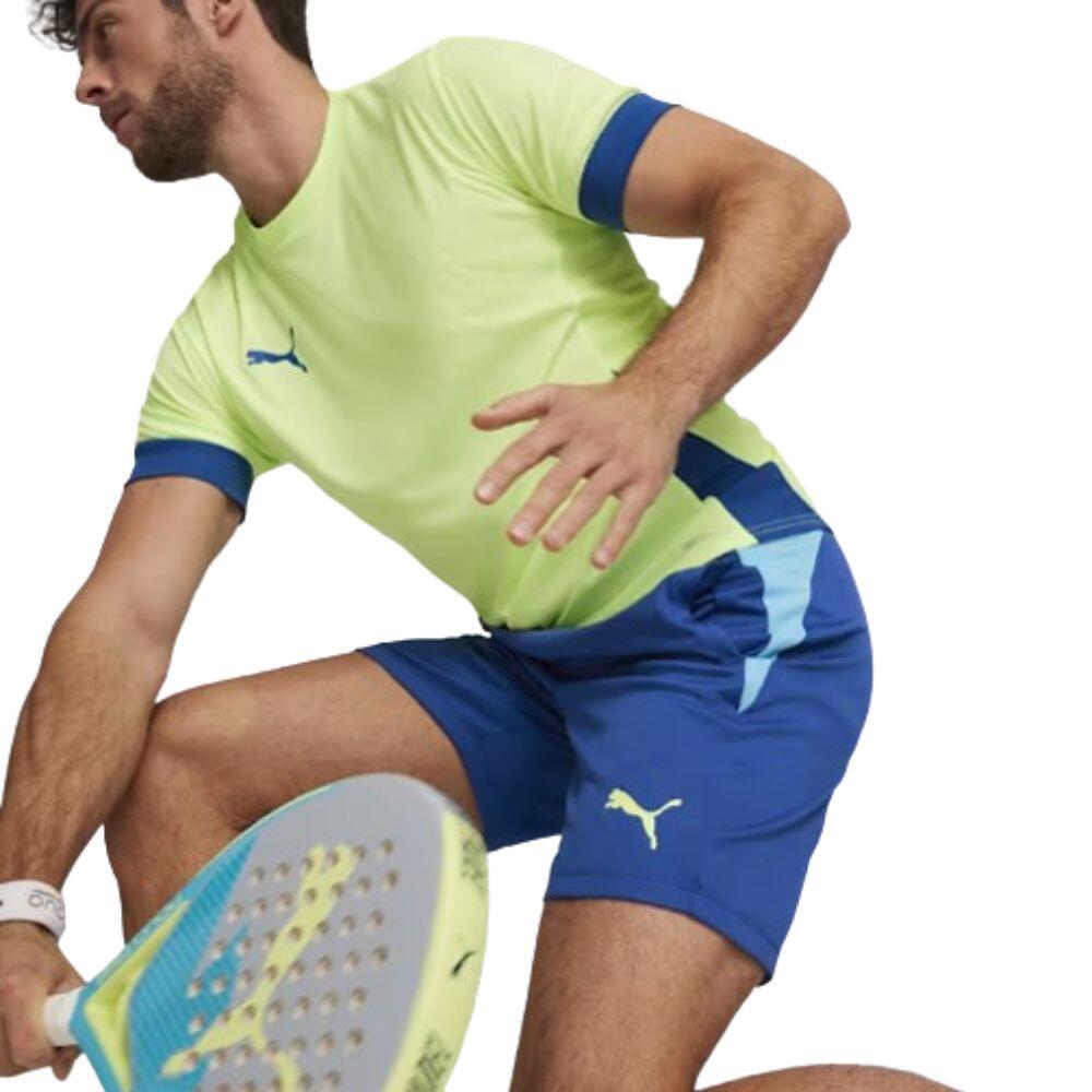 PANTALÓN CORTO PUMA INDIVIDUAL PÁDEL TRAINING. Blue 939178-22 3/5