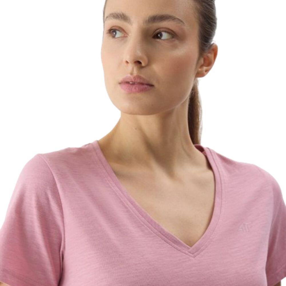 CAMISETA LISA MUJER 4F. ROSA. TTSHF1162-56S 3/5