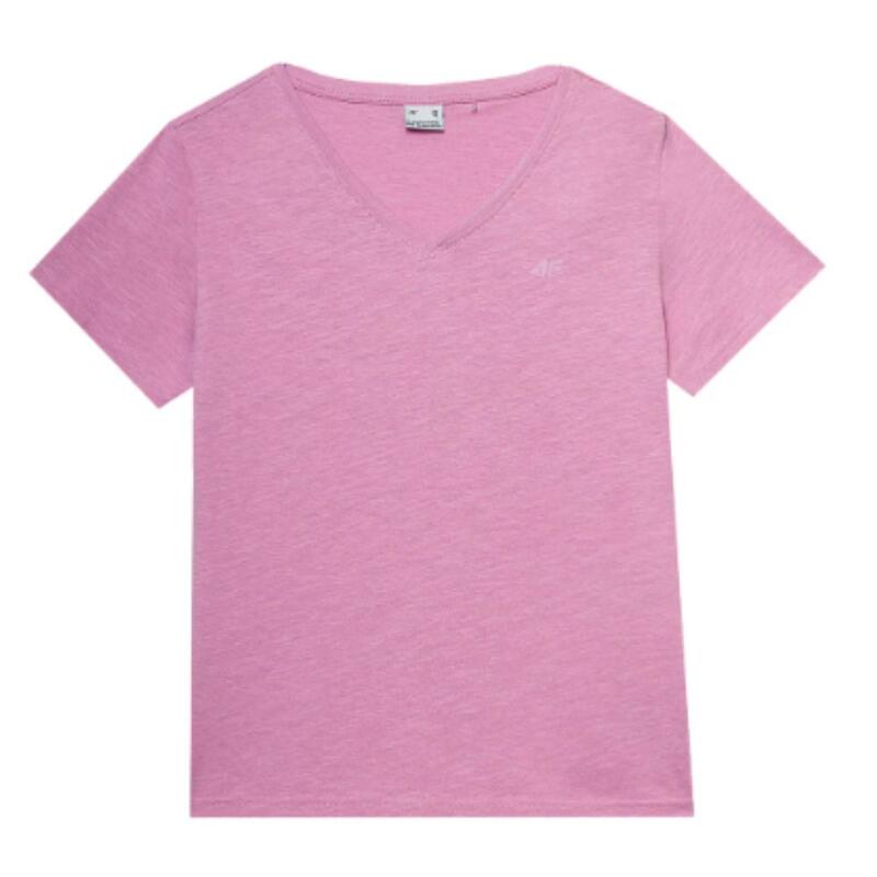 CAMISETA LISA MUJER 4F. ROSA. TTSHF1162-56S