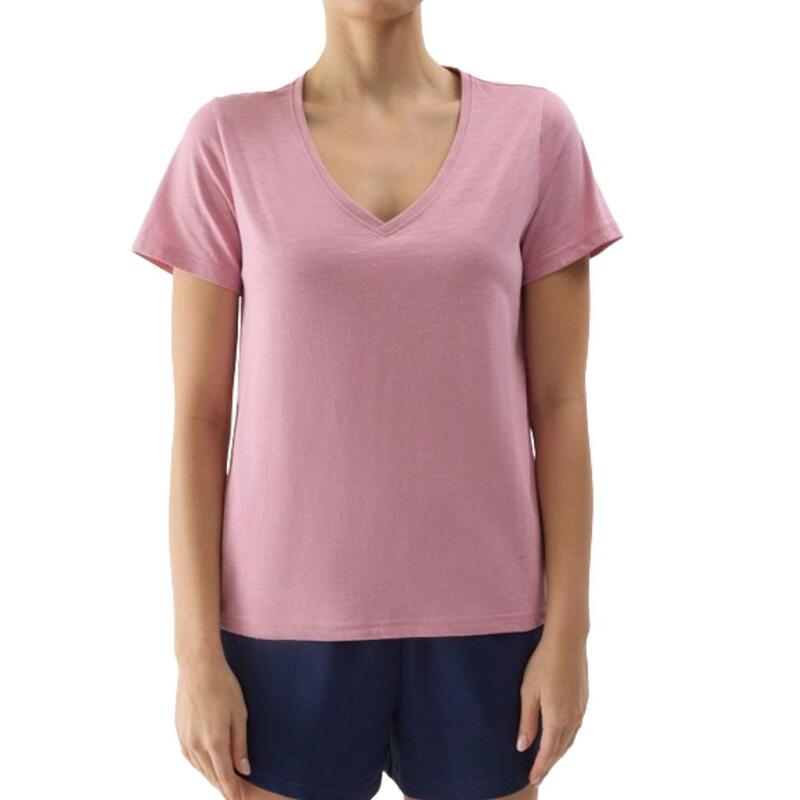 CAMISETA LISA MUJER 4F. ROSA. TTSHF1162-56S