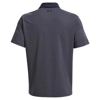 Under armour t2g printed polo donkerblauw