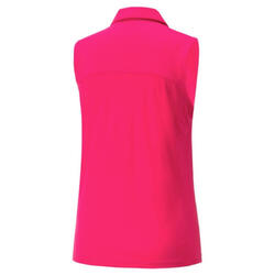 Polo sans manches Puma Gamer rose.