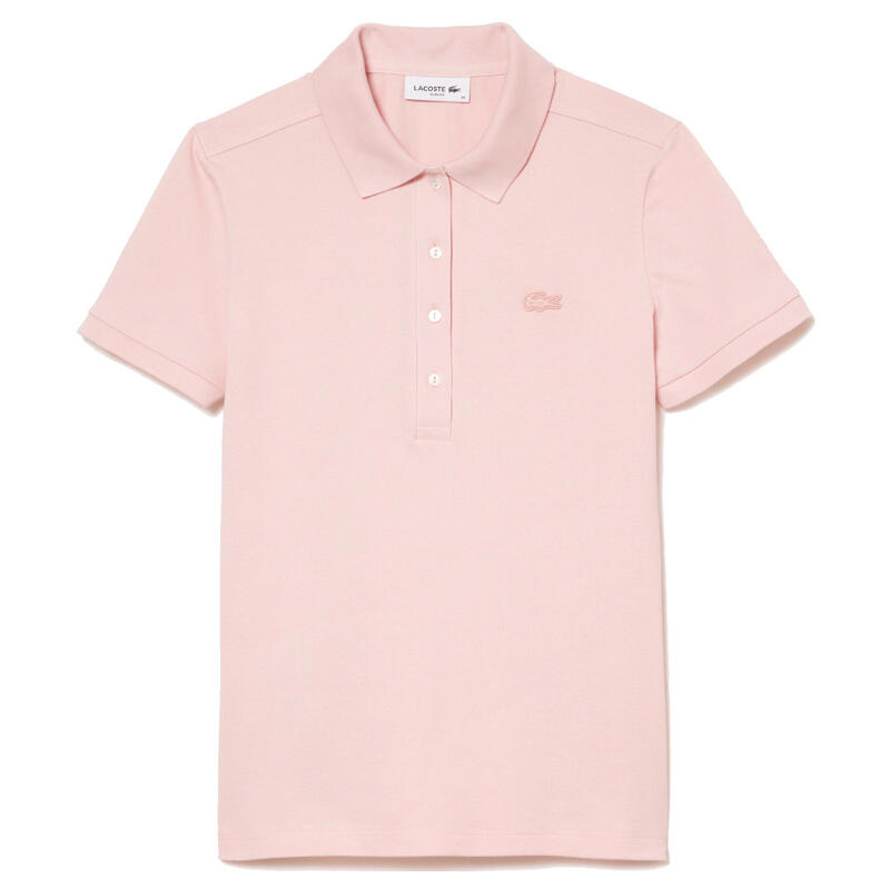 Polo en coton classique Lacoste blanc.