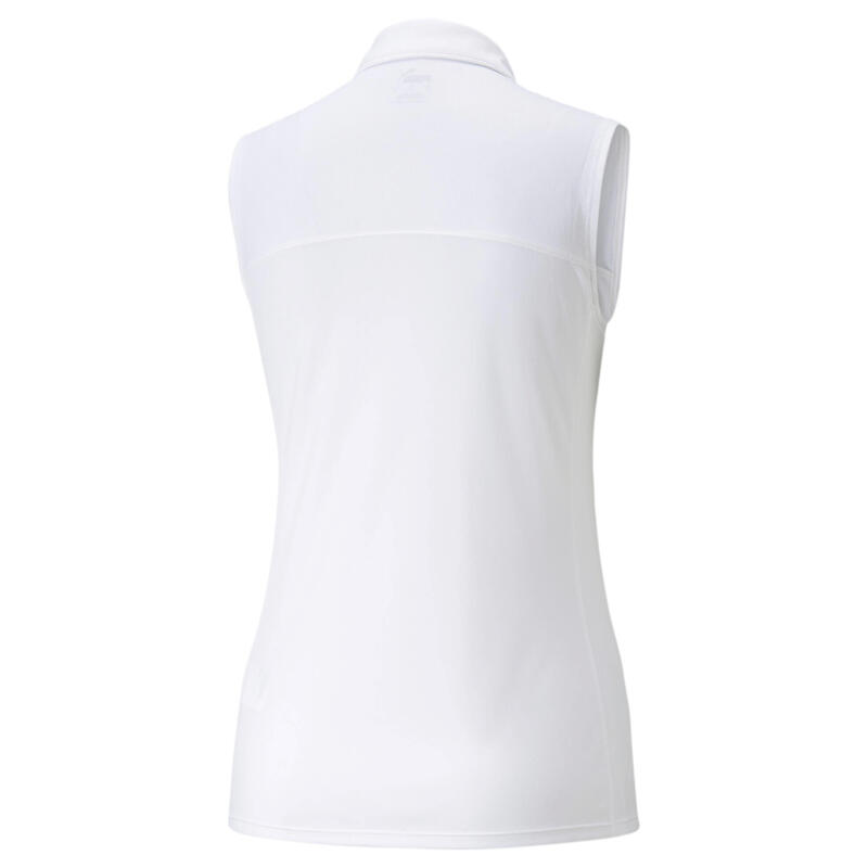 Puma Gamer Sleeveless Polo White