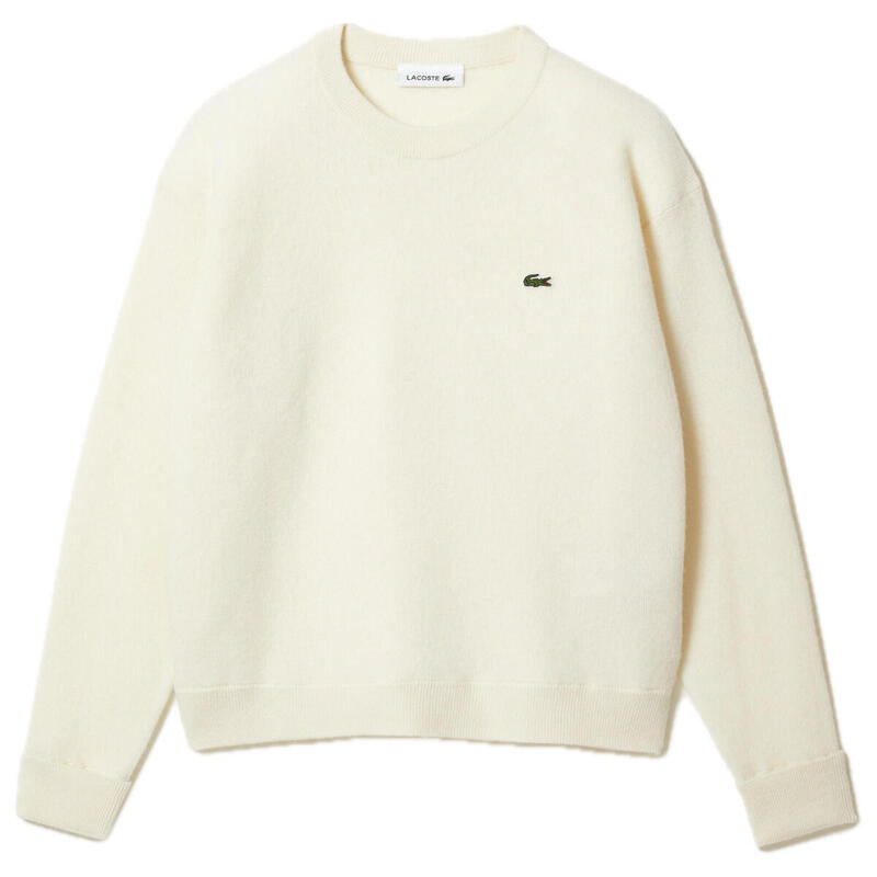 Pull col rond Lacoste Farine