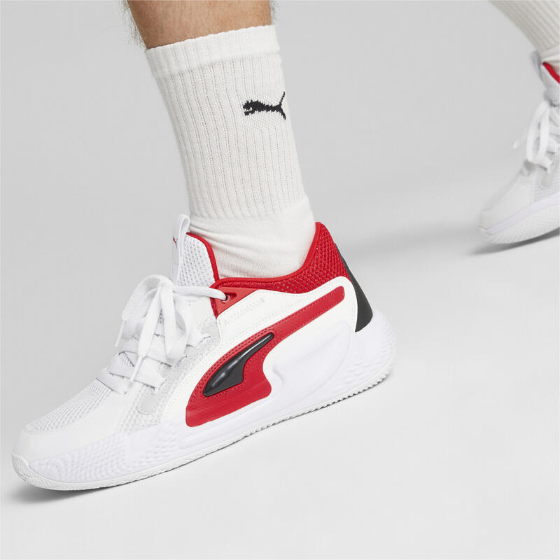 Basketbalové boty pro dospělé Basketbal Puma Court Rider Chaos Bílý