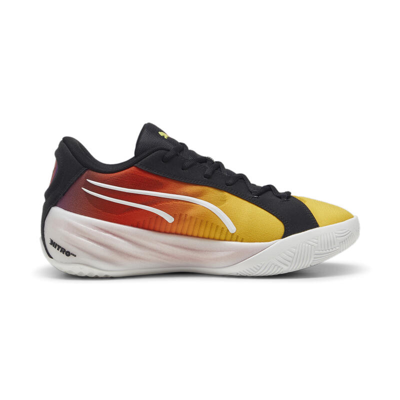 Scarpe da basket All-Pro NITRO™ SHOWTIME PUMA Yellow Sizzle Purple Glimmer