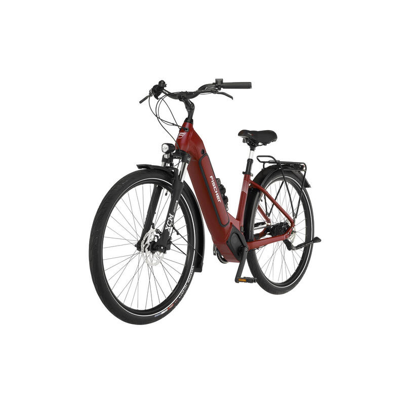 FISCHER CITA 7.8i City E-Bike - bordeaux, RH 43 cm, 28 Zoll, 522 Wh