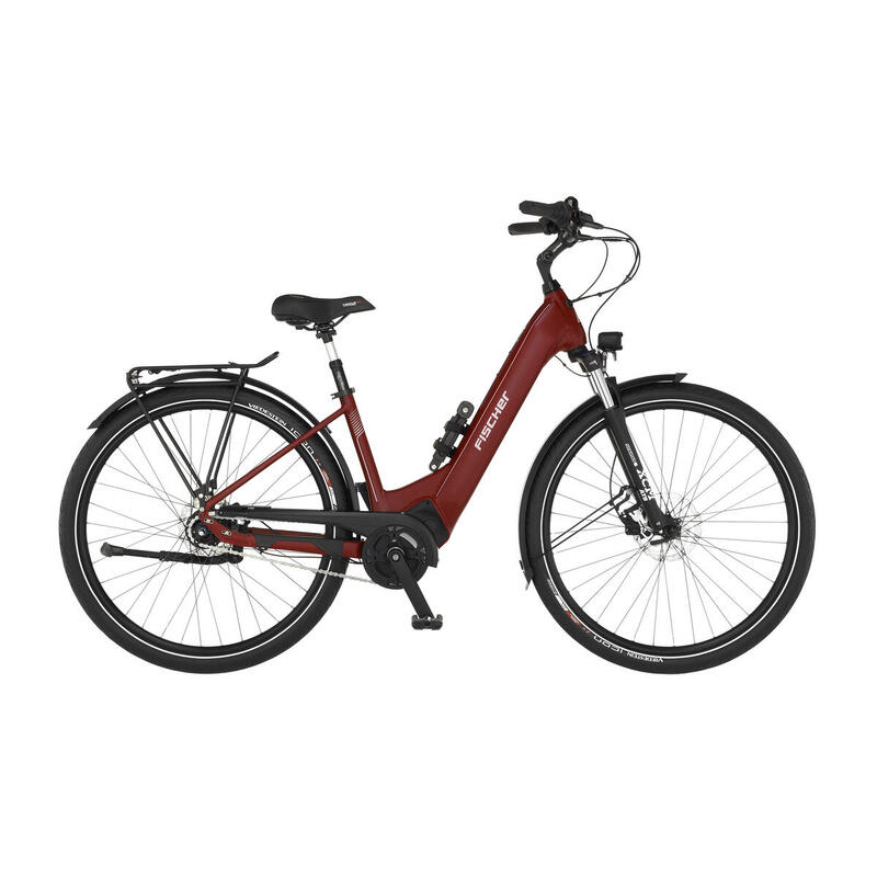 FISCHER CITA 7.8i City E-Bike - bordeaux, RH 43 cm, 28 Zoll, 522 Wh