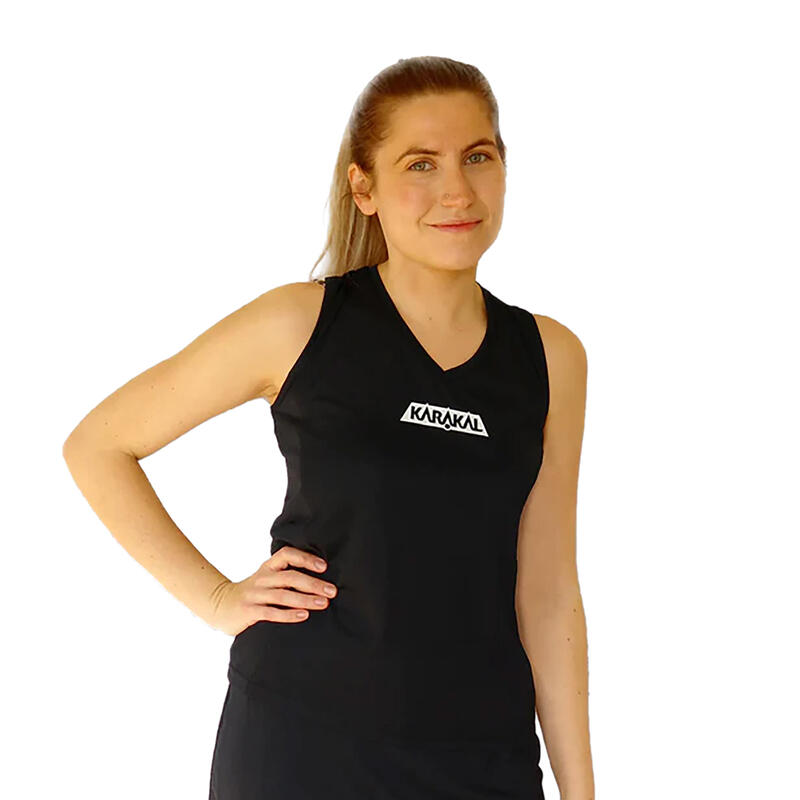 Camiseta tenis mujer Karakal Pro Tour Vest