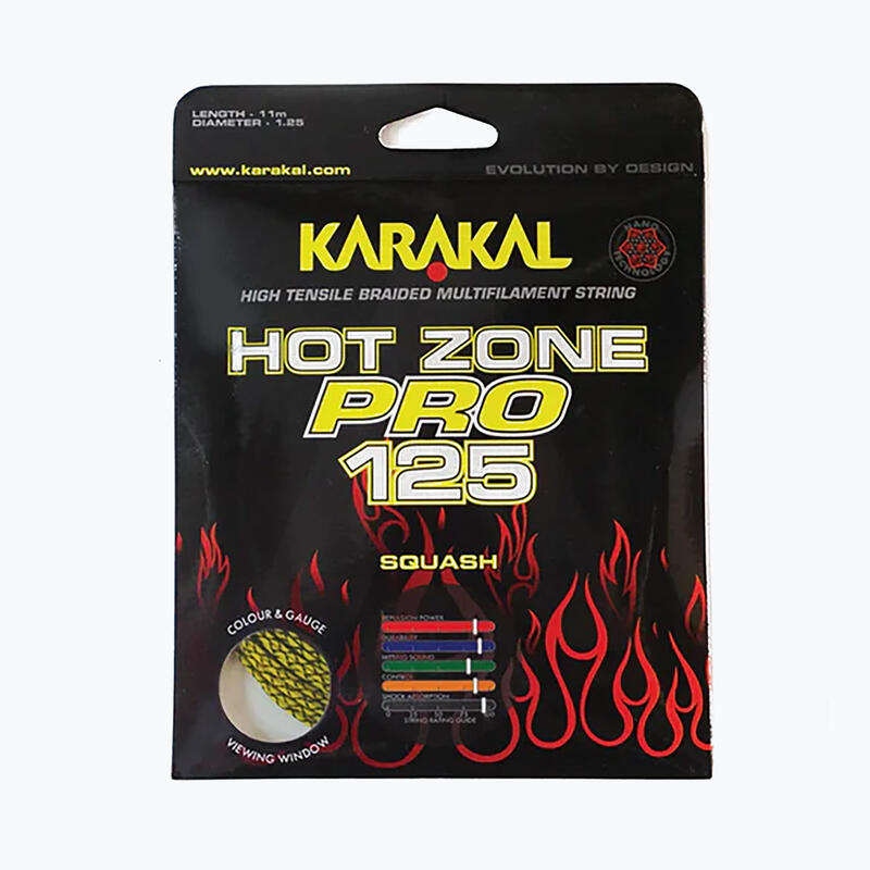 Naciąg do squasha Karakal Hot Zone Pro 125 11 m