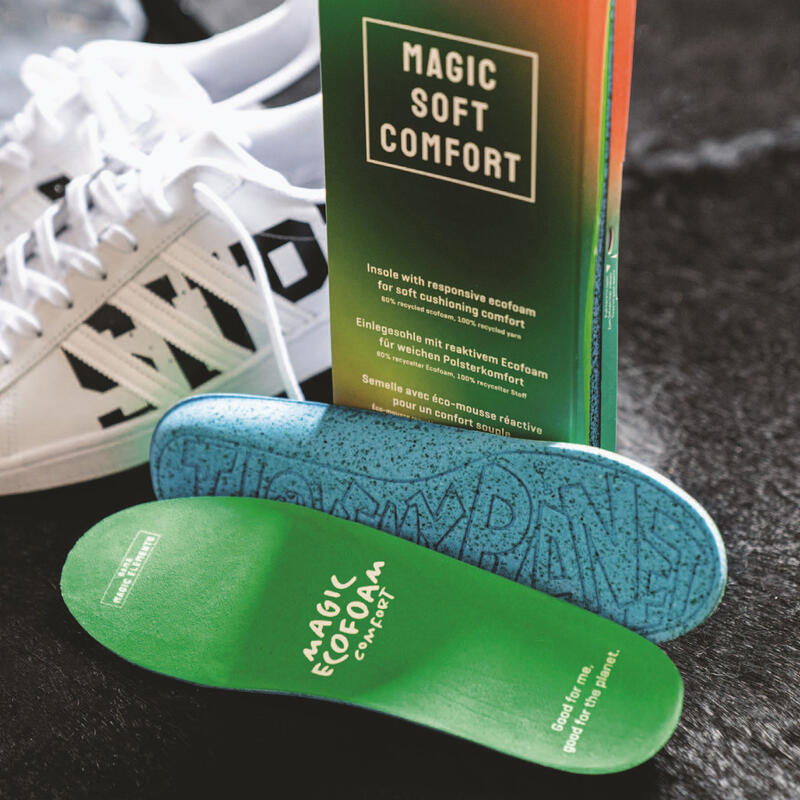 Einlegesohle BAMA Magic ECOfoam Soft Comfort Fußbett grün Stoßdämpfung