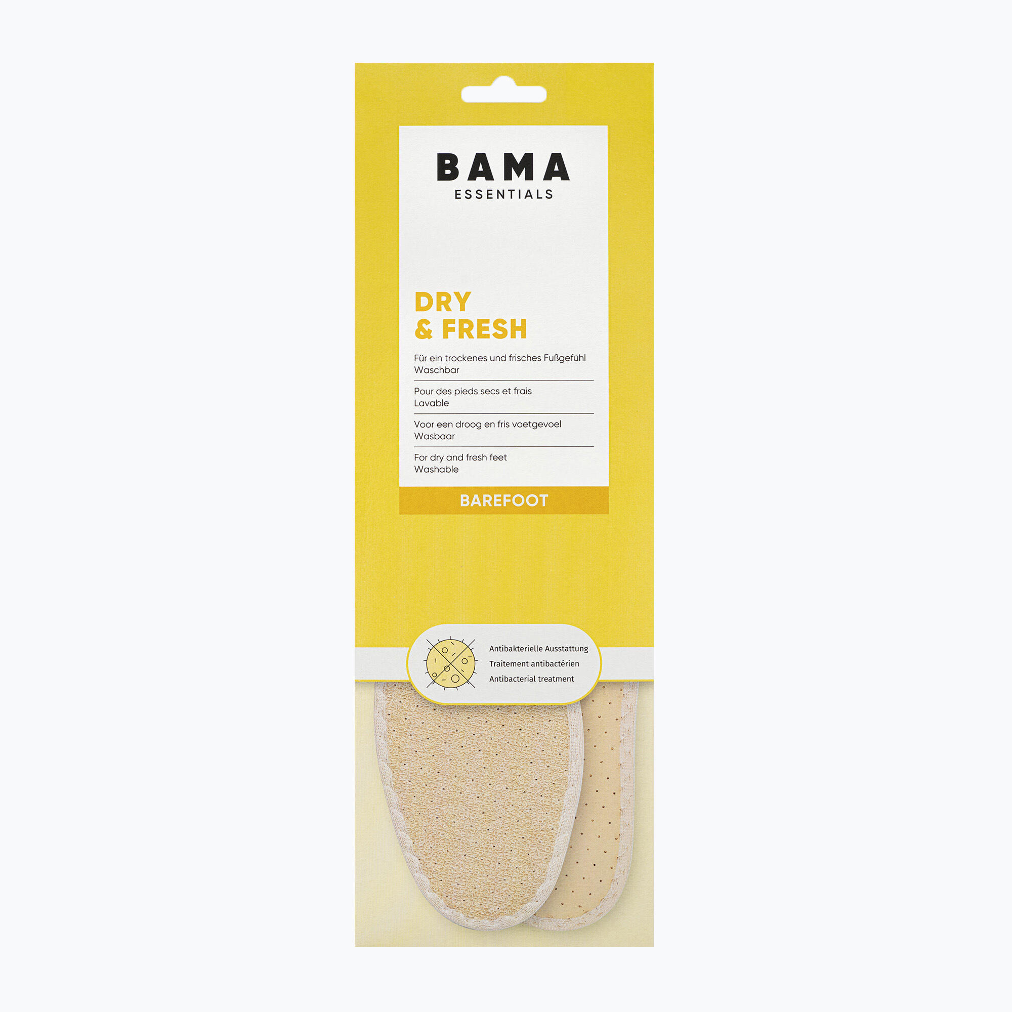 Semelles antibactériennes pour chaussures BAMA Dry amp Fresh 4/5