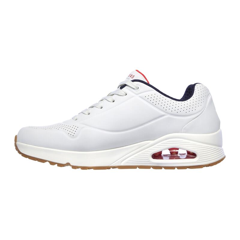 Zapatillas Deportivas Caminar Hombre Skechers 52458_WNVR Blancas con Cordones