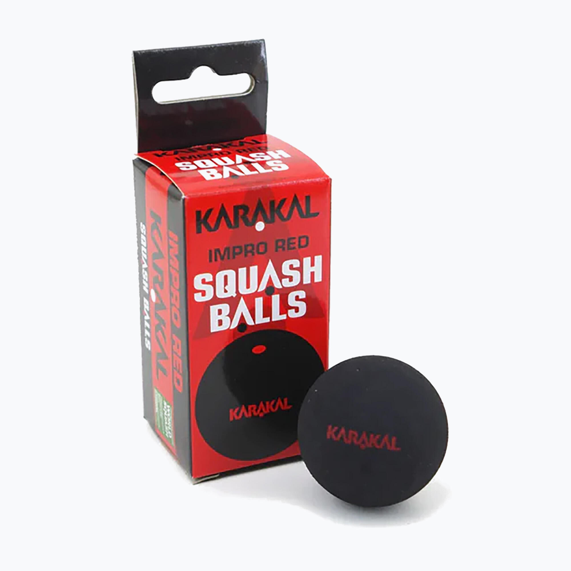 12 pelota de Squash Karakal Point Rojo 4/4