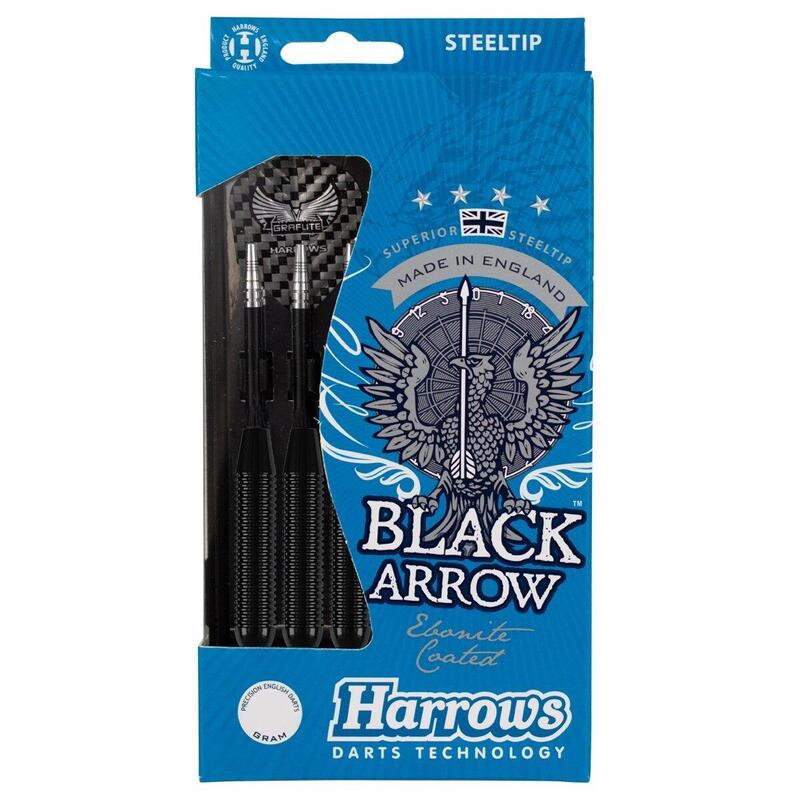 Harrows flèchettes noire pointe acier poids 22 grammes