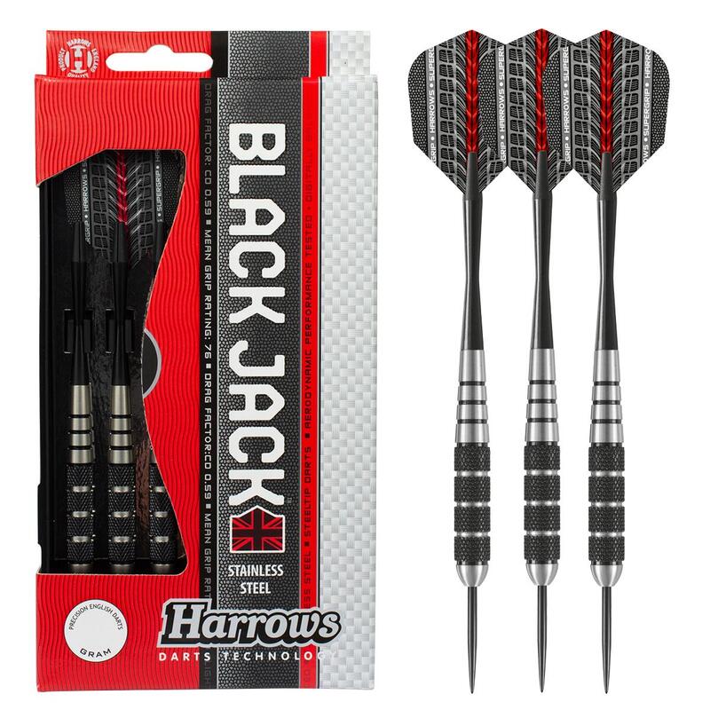 Harrows rzutki Steeltip Black Jack 22g