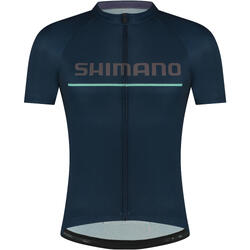 SHIMANO LOGO Short Sleeve Jersey, navy