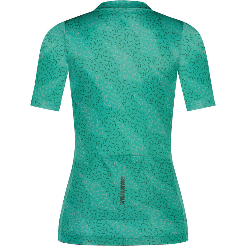 SHIMANO Maillot manches courtes COLORE, vert, pour femme