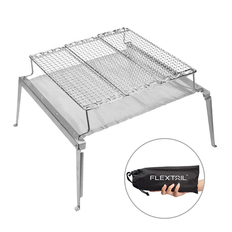 FLEXTAIL Skládací kempinkový FLEX Grill pro 2-4 osoby