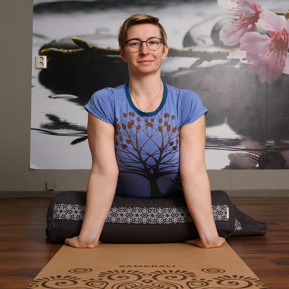 Yoga Bolster Grijs 2/6