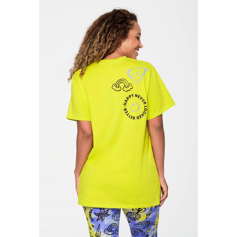 T-shirt sportowy unisex Zumba Happy