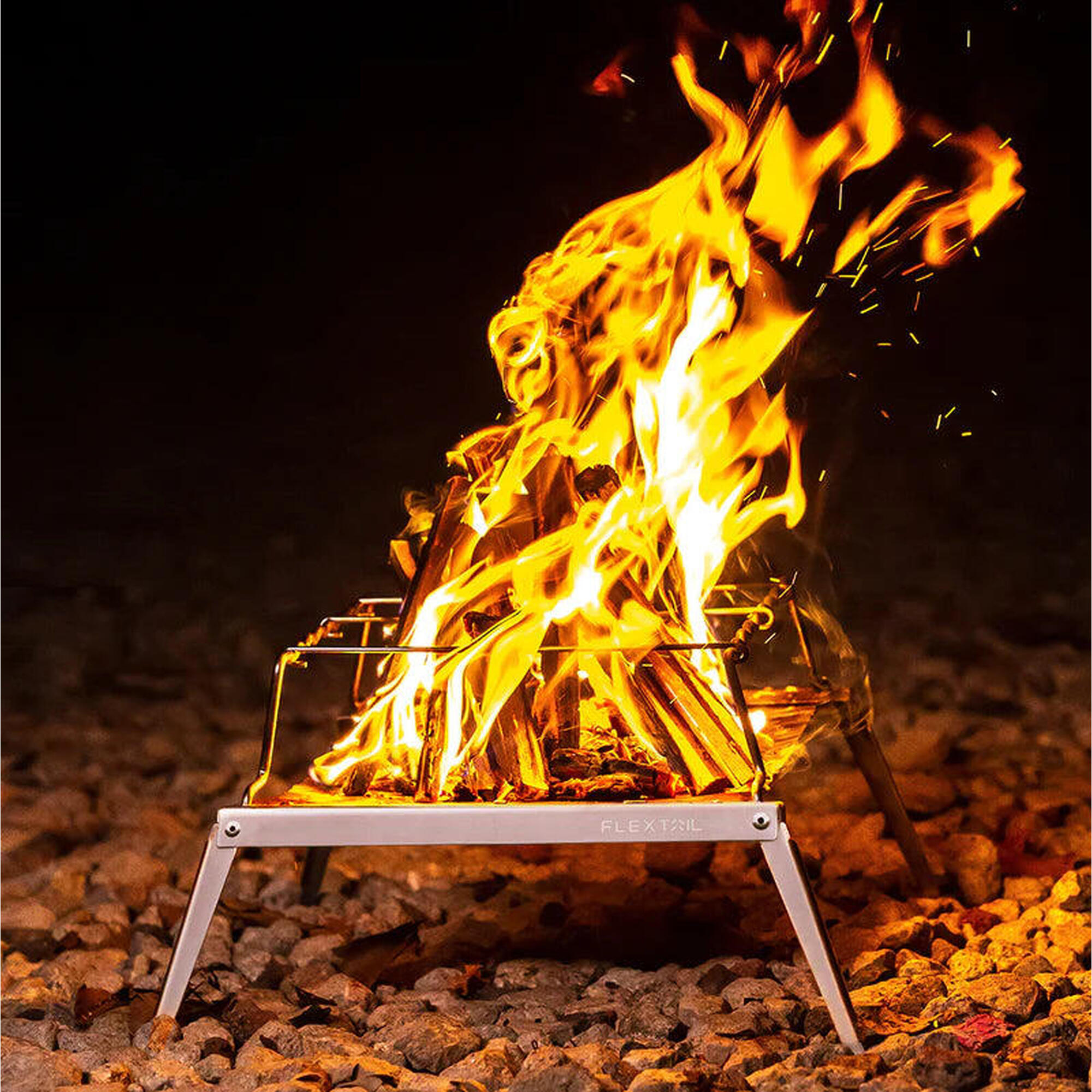 Skládací kempinkový FLEX Grill pro 1-2 osoby