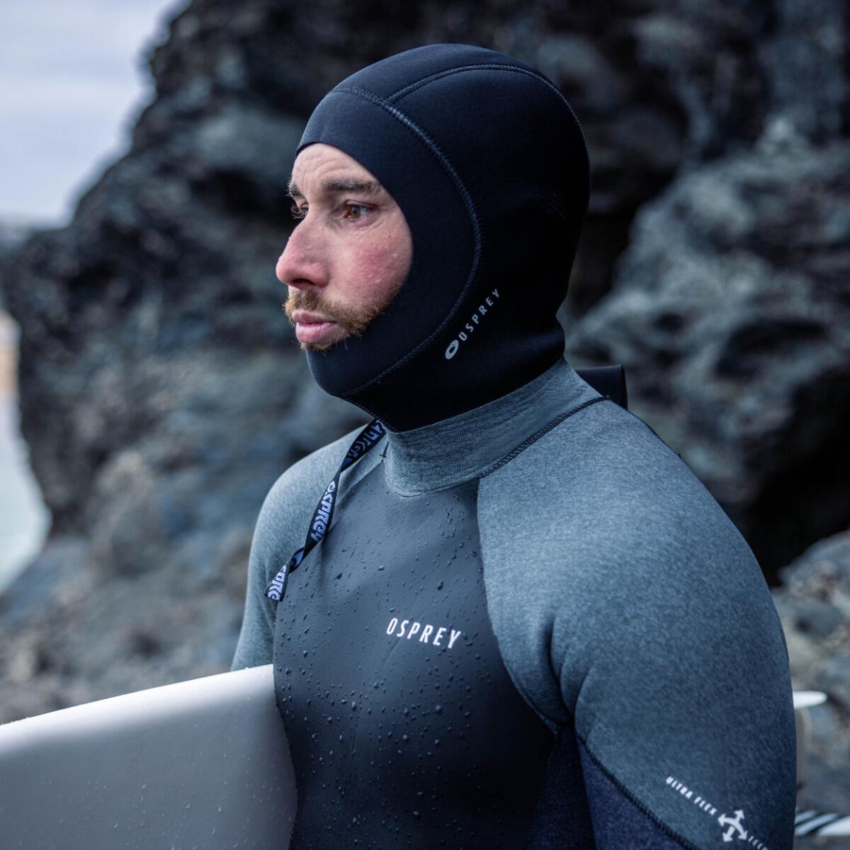 Osprey Wetsuit Hood Unisex Adult 5mm Neoprene, Thermal Diving Hood 2/6