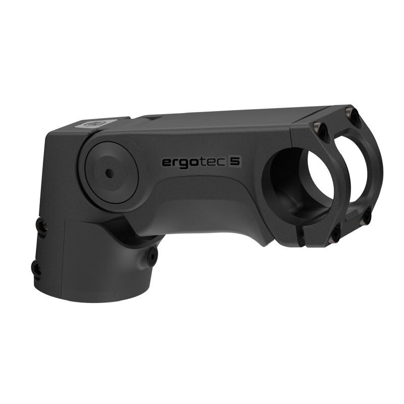 Ergotec Sepia XL Ahead Stem — 28.6 mm / 31.8 mm, 90 mm, Black, AL 6061 T6.
