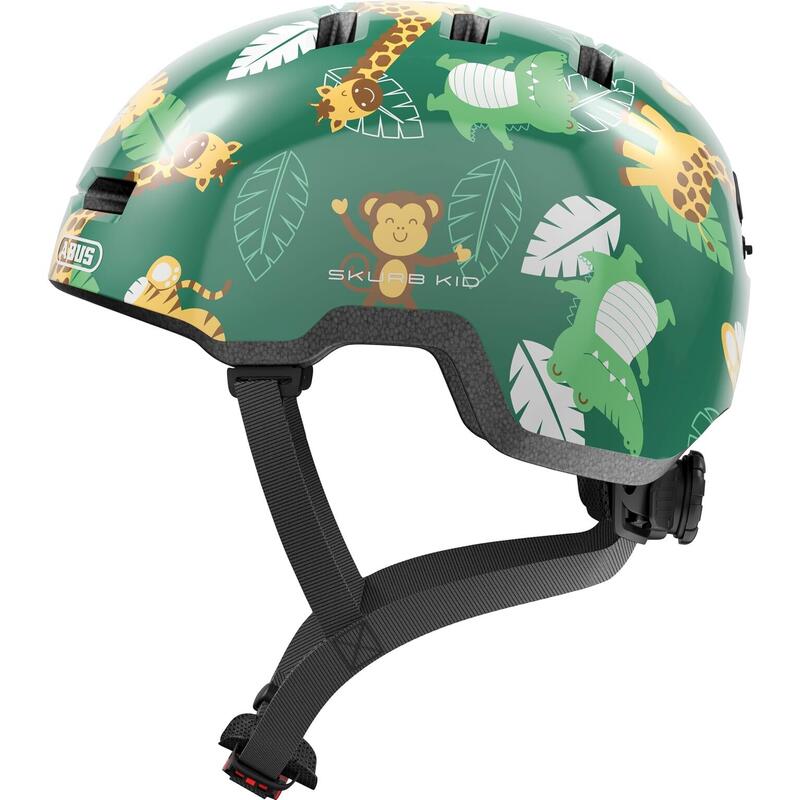 Casco bicicleta Skurb Kid Verde Selva