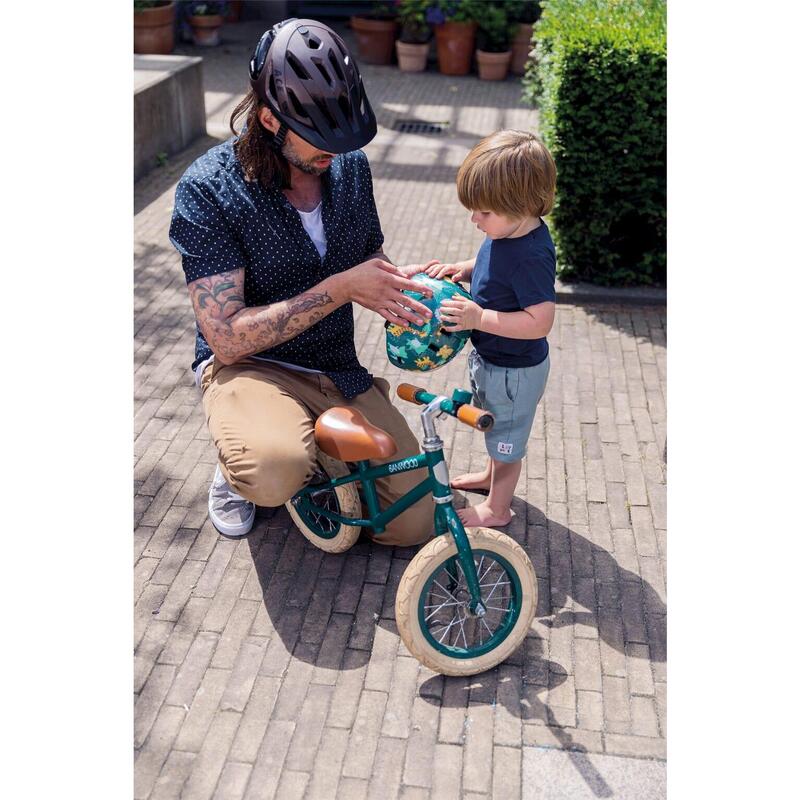 Casco bicicleta Skurb Kid Verde Selva