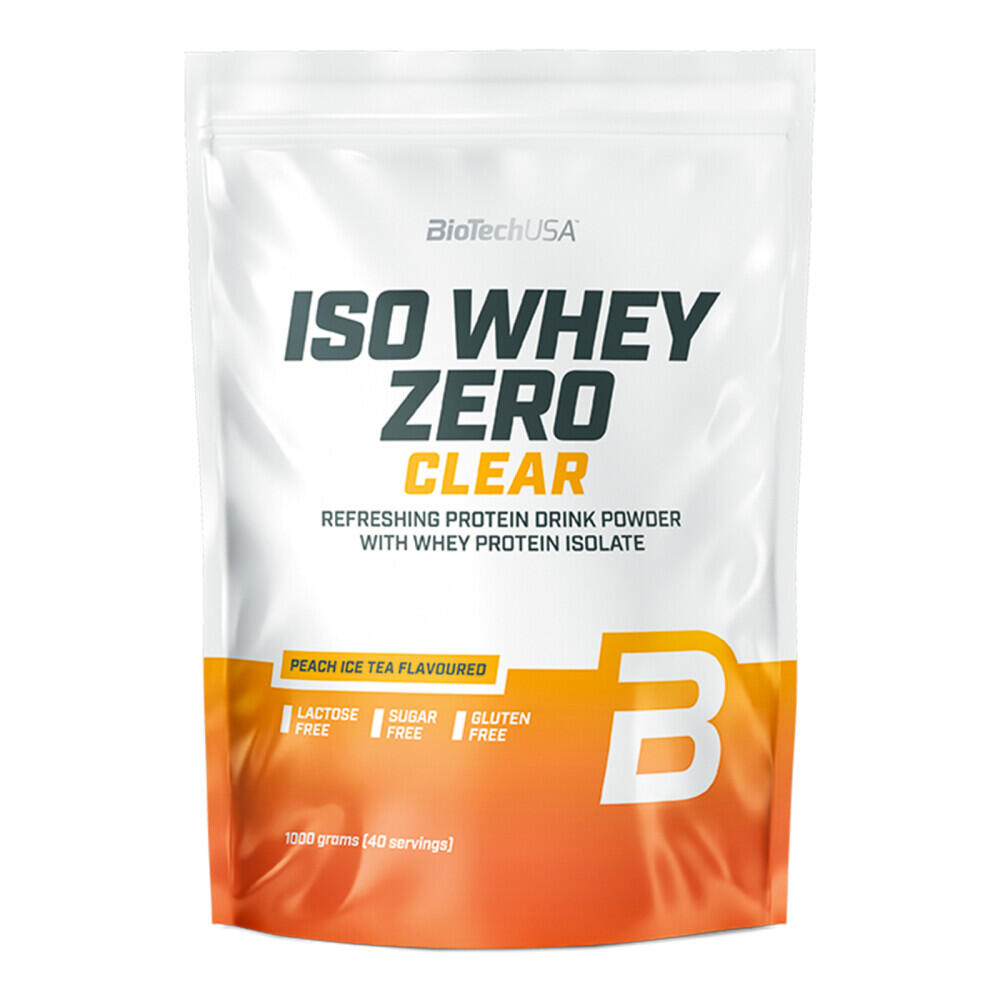 BIOTECHUSA Heldere Wei - Iso Whey Zero Helder (1kg) - Perzik Ijsthee