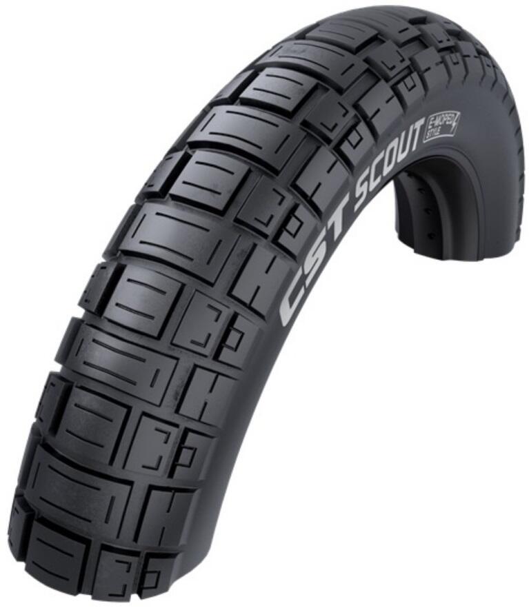 CST CST Scout 20x4.00 Copertone Fatbike Nero Riflettente 60 TPI.