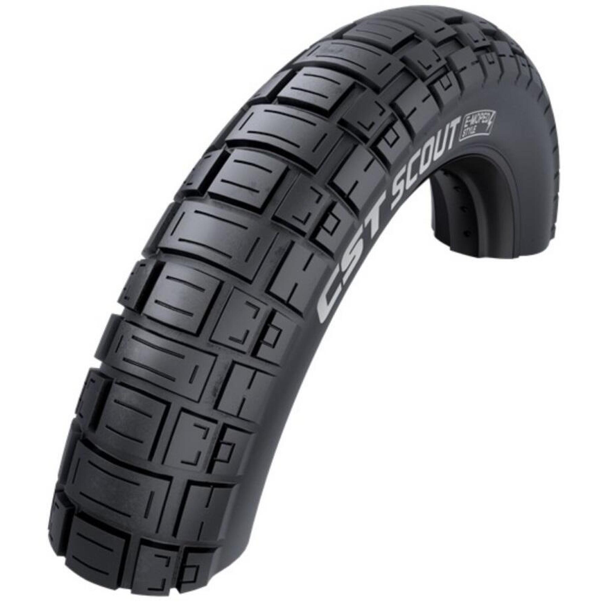 Opona Zewnętrzna Scout 20 X 4.00"/ 100-406 Mm - Czarna Z Odblaskiem