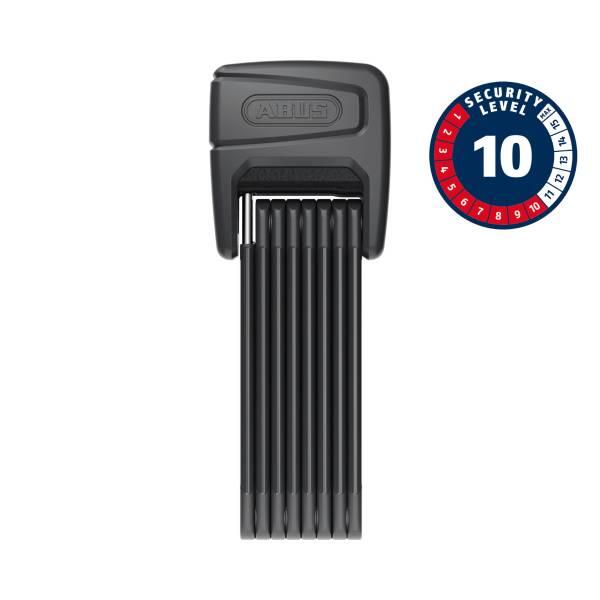 Antivol pliable Bordo Smartx 6000A/120 RC Noir Sh 2/2
