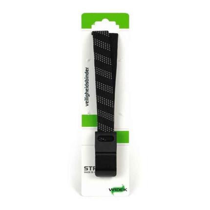 Sangle de sécurité SUV 24 mm avec crochet en acier noir - gris pierre/noir