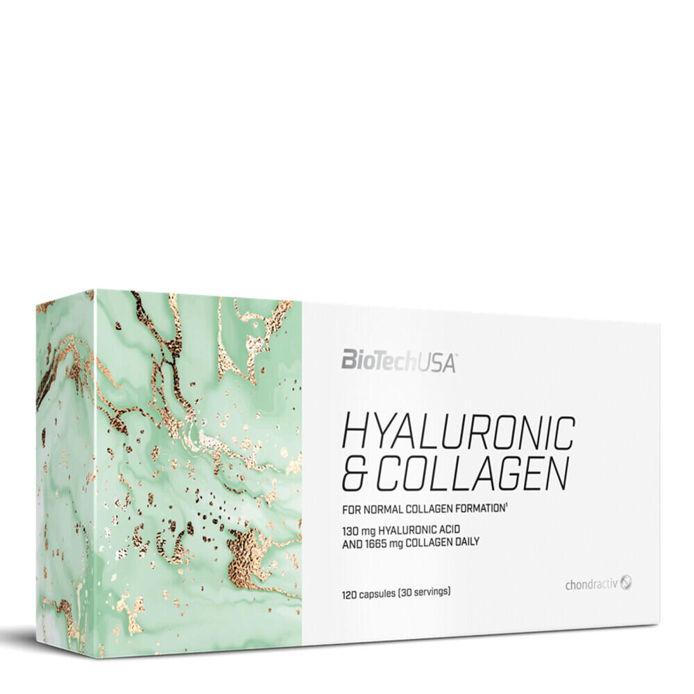 Hyaluronic & collagen - 120 capsules de biotech usa