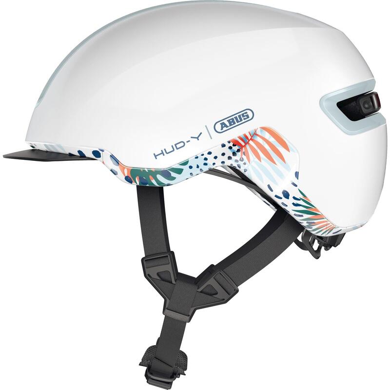 Casque de vélo HUD-Y Fleur blanc S 48-54 cm