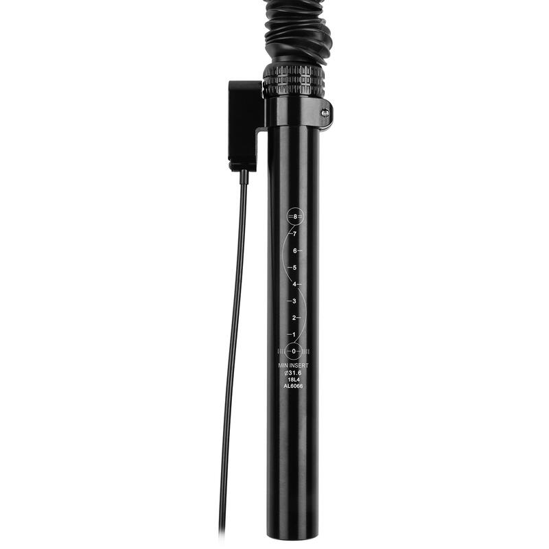 M-Wave Poteau de Selle SP110-ADJ 27,2 x 445 mm - Aluminium Noir