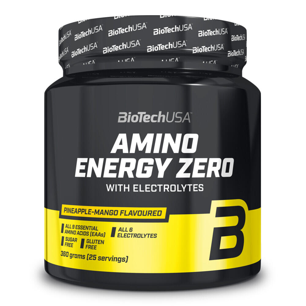 BIOTECHUSA Pré-treino | Amino energy zero com electrólitos (360g) | Ananás Manga