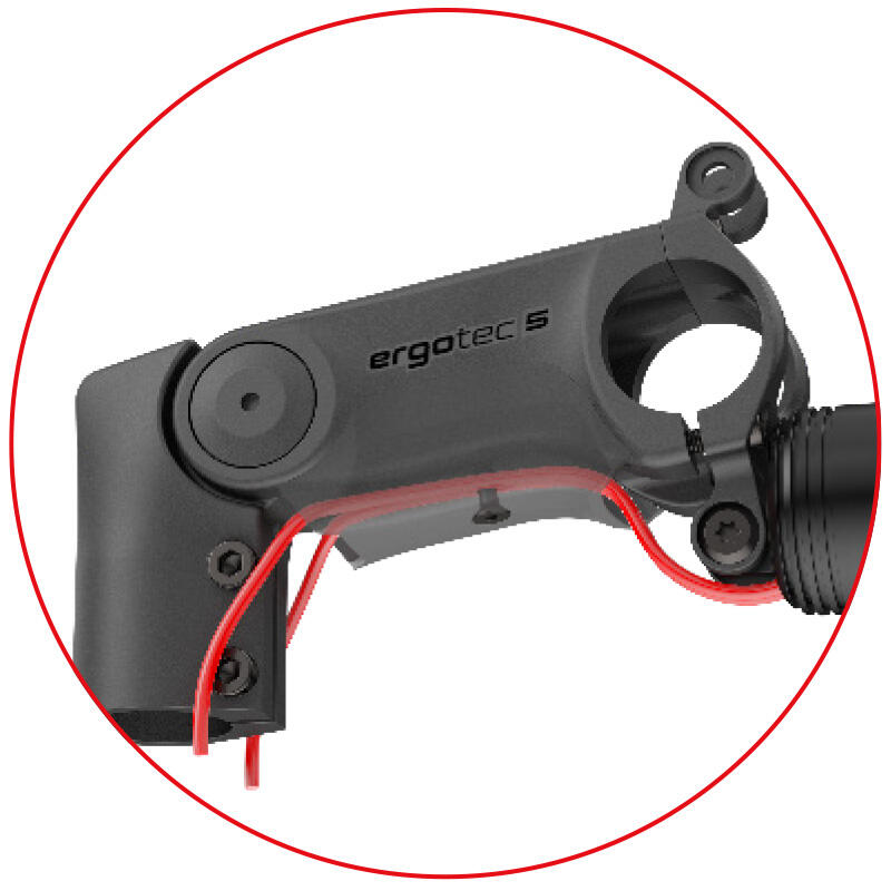 Potence Vélo Humpert/Ergotec SEPIA 50 XL - Alu, Diamètre 31,8/28,6 Mm, Longueur 90 Mm - Neuf