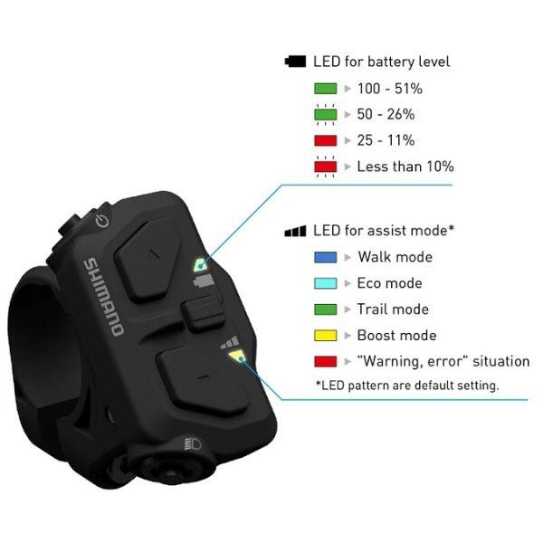 Pièces détachées manette pour mode d'assistance Shimano SW-EN600-L 2/4