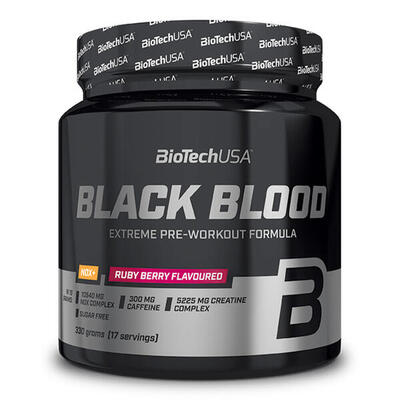 Pre-workout - zwart bloed nox+ (330g) - bessen