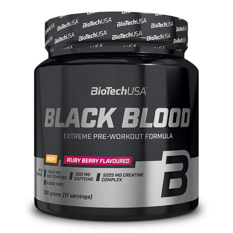 BioTech USA - Black Blood NOX+ - Contributo energético Sem açúcares - Com cafeín