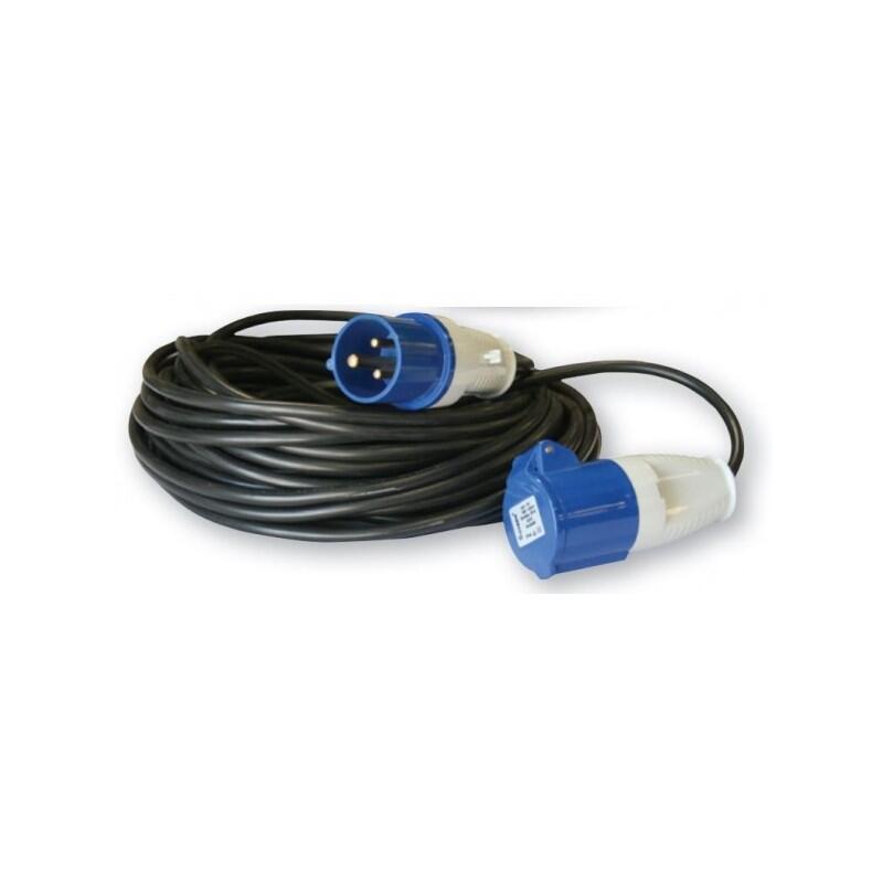 ANTARION Rallonge Electrique 25m Prise P17 pour raccordement borne Camping Car