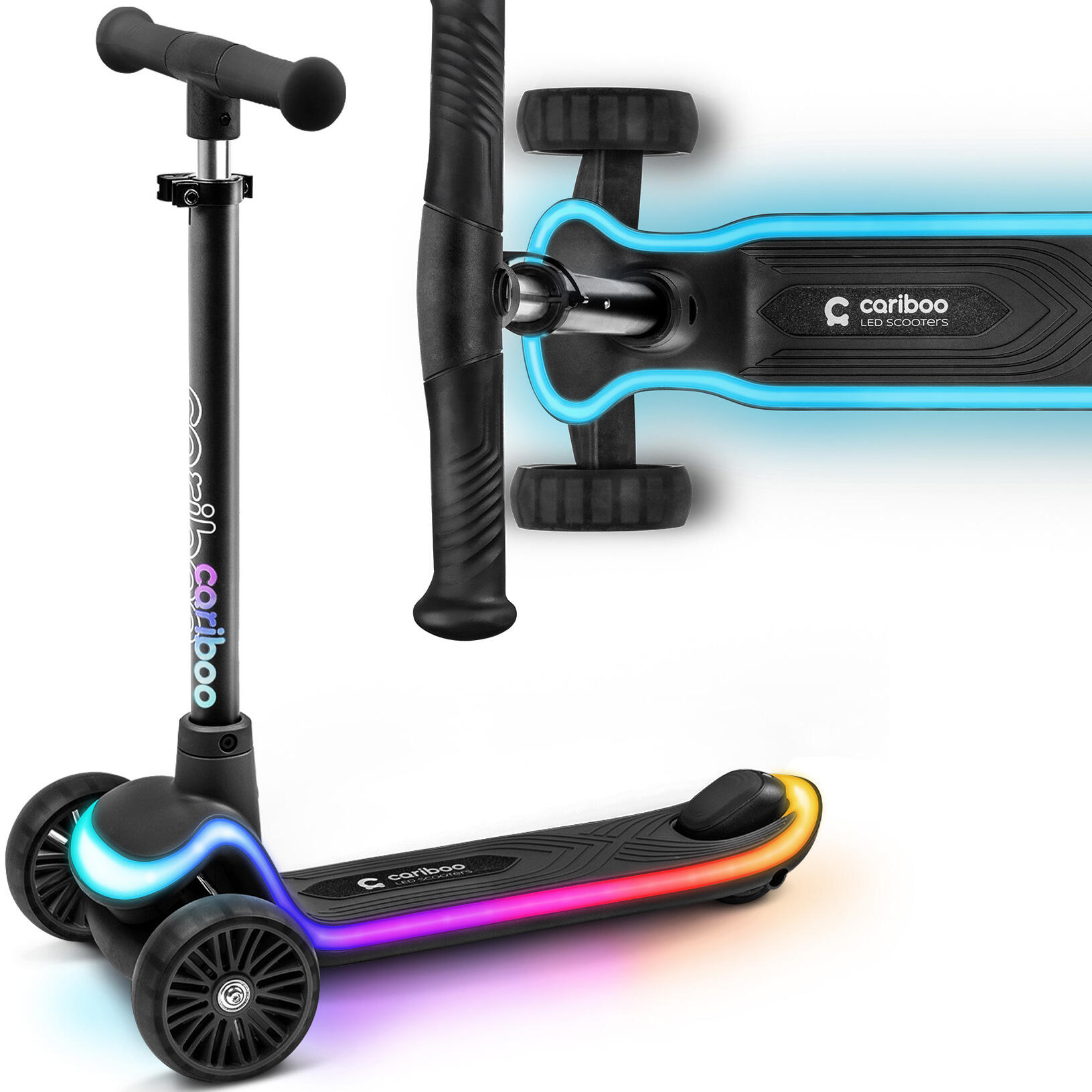 Trotinete criança cariboo ledstar