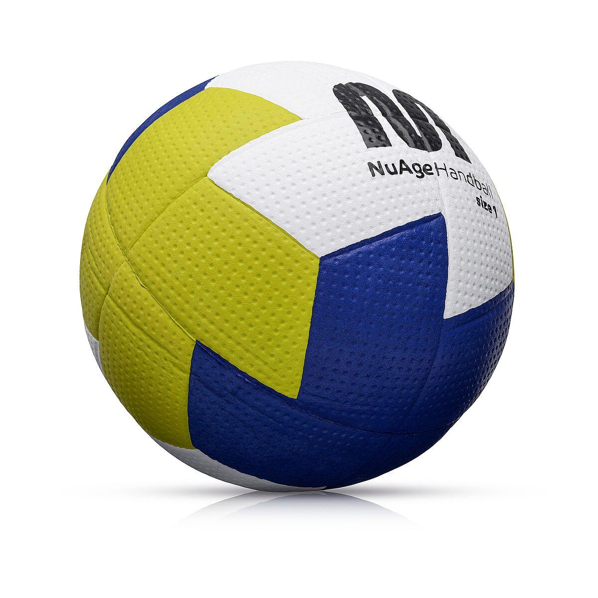 Balón de balonmano Meteor Nuage Junior 1, goma celular, agarre seco, 300 g 2/3