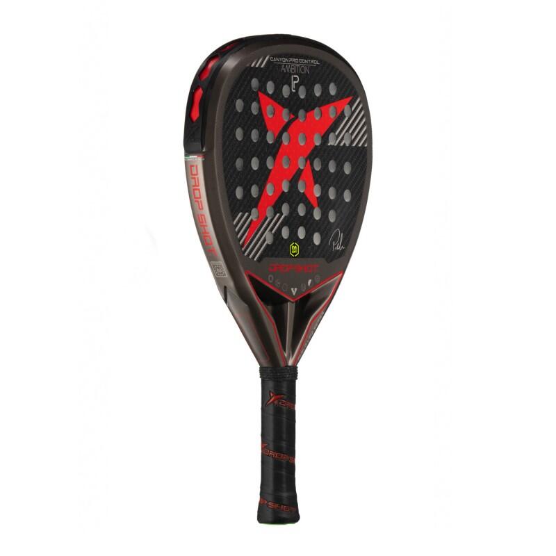 Drop Shot Canyon Pro Control Padelracket -  ZWART - unisex