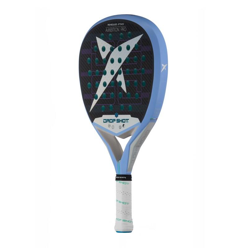 Drop Shot Renegade Attack Padelracket -  ZWART - unisex