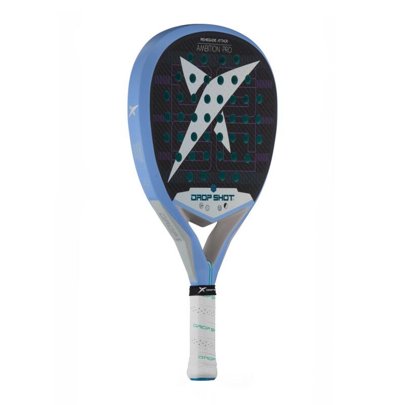 Drop Shot Renegade Attack Padelracket -  ZWART - unisex